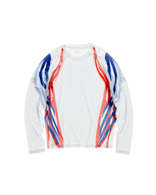 UVU Half Tight 2.0 Red + UVU Chicago L/S Running Top White Bundle
