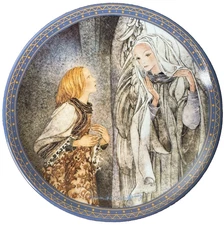 “Die Vision” German Decorative Art Plate – Hand Numbered Collectible Bradex 8"!