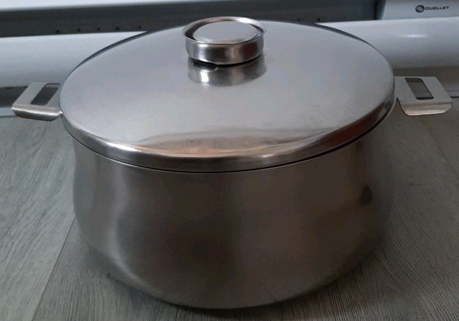 Silvinox Demeyere Stock Pot With Lid Handles 18/10 Stainless Steel