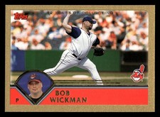 Bob Wickman Cleveland Indians 2003 Topps Gold #136 SN /2003
