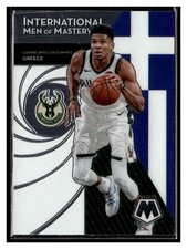 2019-20 Mosaic #17 Giannis Antetokounmpo International Men of Mastery Bucks
