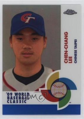 2009 Topps Chrome World Baseball Classic Blue Refractor /199 Chen-Chang Lee n1u