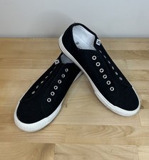 Hurley Women's Size 8 Chloe Slip On Canvas Sneaker Shoes Black, NEW  