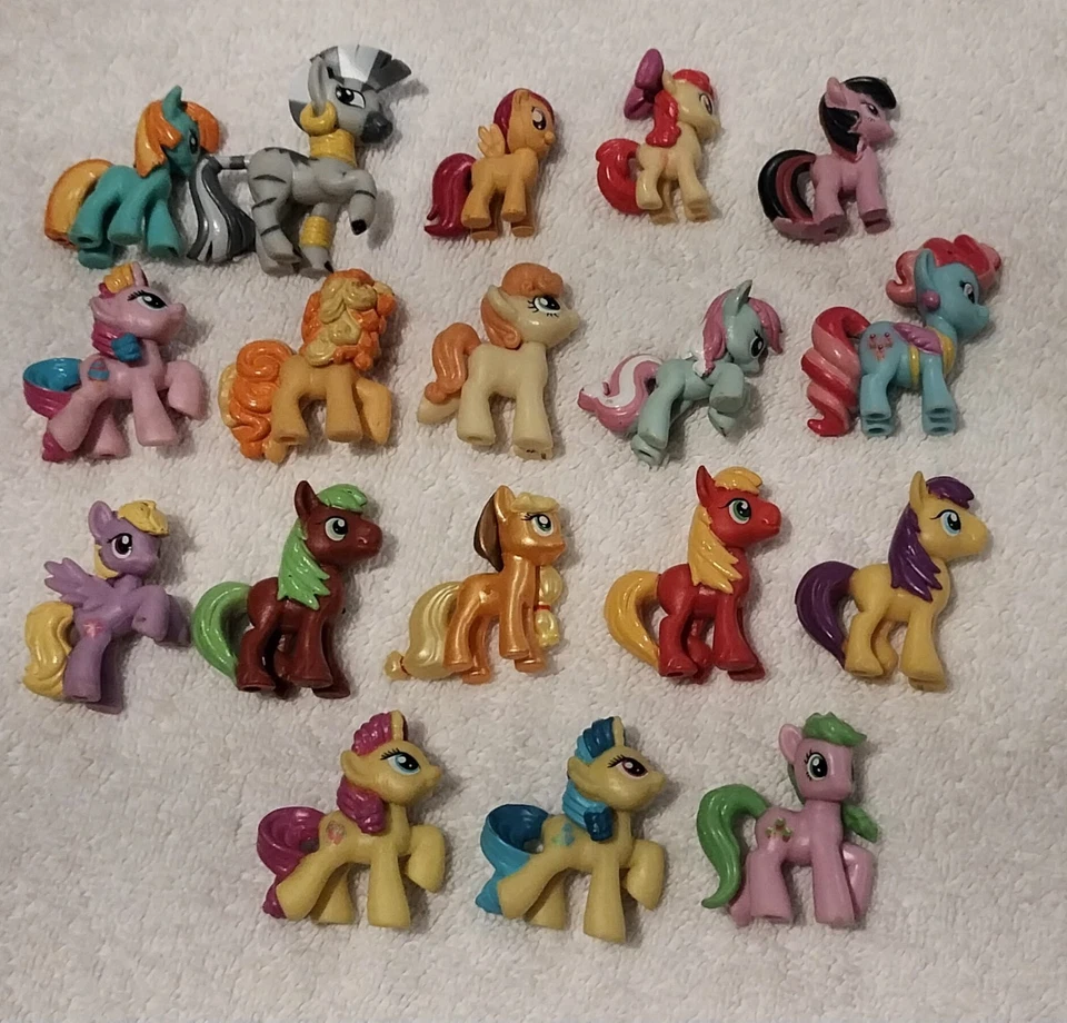 My Little Pony Lote de 18 Mini Figuras MLP Hasbro Juguetes Miniatura Foto 2 de 2