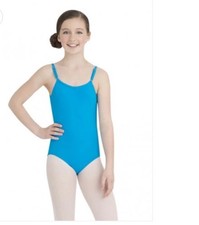 Capezio Turquoise Team Basics Camisole Ballet Dance Leotard SC