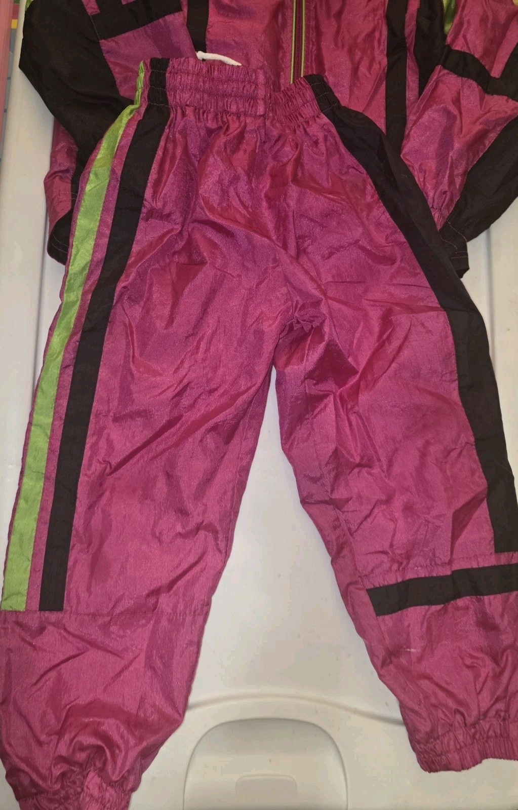 Vintage Basic Editions 4T Windbreaker Jacket & Pa… - image 2