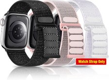 Nylon Sport Strap Compatible with Apple Watch 38mm 40mm 41mm 44mm Breathable