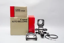 Canon FD Auto Bellows with Original Canon Double Cable Release, Macro Close-Up