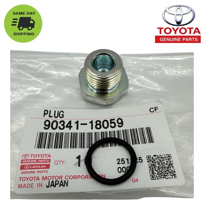 #ad GENUINE TOYOTA 4RUNNER FJ TACOMA IS350 GX TRANSMISSION OIL FILL PLUG WITH O RING $12.95
