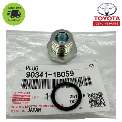 GENUINE TOYOTA 4RUNNER FJ TACOMA IS350 GX TRANSMISSION OIL FILL PLUG WITH O-RING - Bild 1 von 4