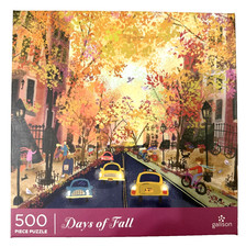 Galison Days of Fall 500 Piece Art by Joy Laf...