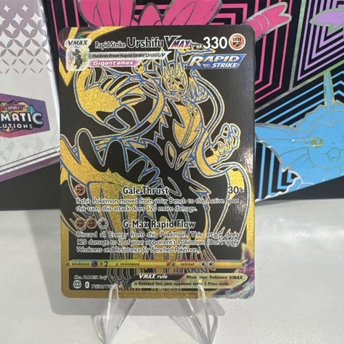 Pokémon Rapid Strike Urshifu VMAX Ultra Rare Holo TG30 Brilliant Stars 330 HP