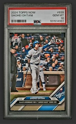 PSA10 ToppsNow 2024 #839 Shohei Ohtani NLCS Home Run