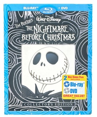 Disney Nightmare Before Christmas Blu-ray/DVD Collector s Ed sealed w/slip cover