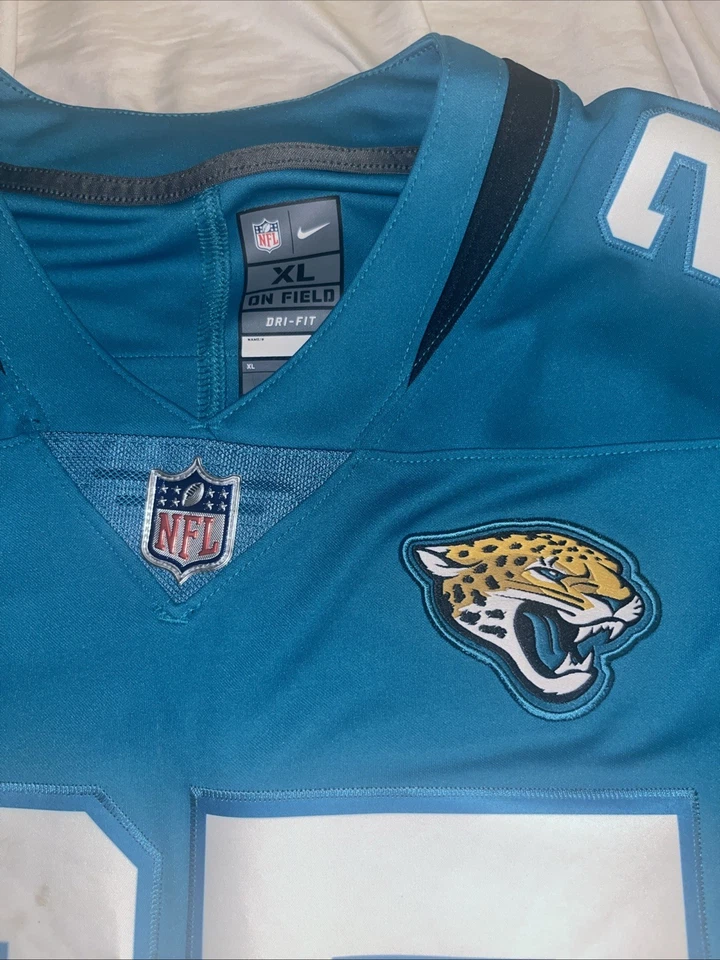 Leonard Fournette Jacksonville Jaguars Jersey XL Teal Nike NFL #27 - Worn Once - Image 3 of 3
