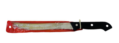 NEW Diamond Cut Supreme Carving Knife NOS Chef Cook Kitchen Cutlery VTG