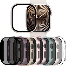8-Pack Anti-Spy Screen Protector Privacy Case for 42mm Apple Watch Series 10