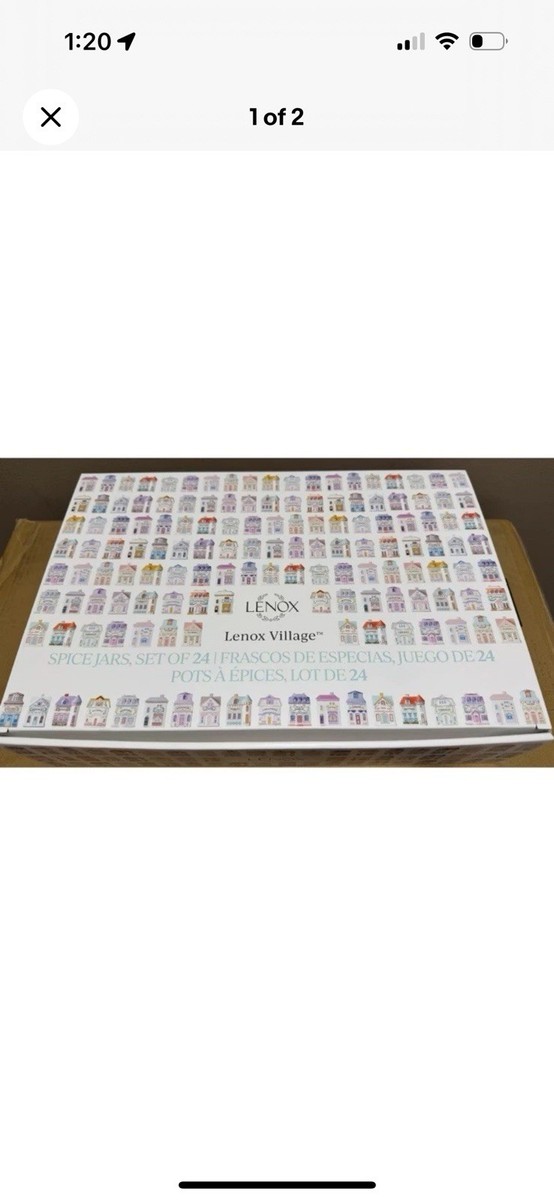 Lenox Spice Village 24 Jar Full Collection Complete Set NEW | eBay