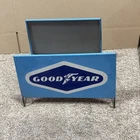 Vintage Goodyear Tires Advertising Gas & Oil Sign Rack Tire Display Holder