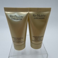 LOT OF 2 Estee Lauder Re-Nutriv Intensive Smoothing Hand Cr me Cream 1 oz X 2