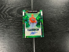 2025 LEAF OPTICHROME XAVIER NEYENS GREEN CRYSTALS BASE AUTO 5/6