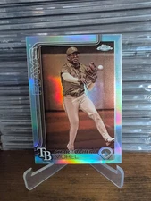2025 Topps Chrome Christopher Morel Sepia Refractor Rays #64