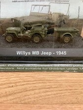 Amercom Military Vehicle Willys MB Jeep 1945 Plastic Model
