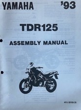 YAMAHA TDR125 1993 GENUINE YAMAHA ASSEMBLY MANUAL