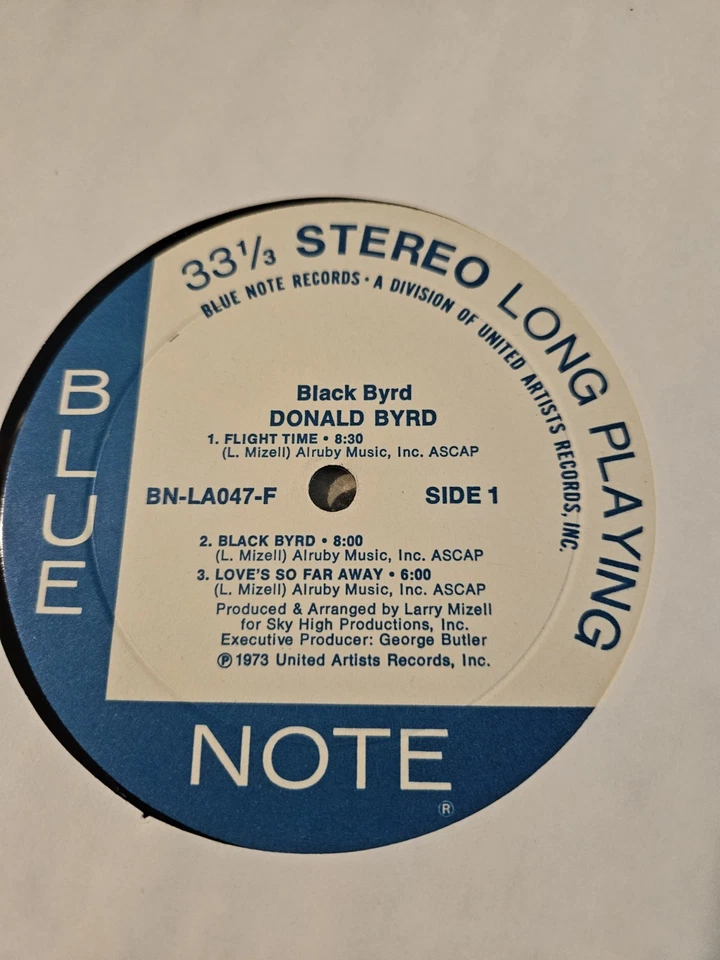 DONALD BYRD - BLACK BIRD ( LP ) BN-LA047-F Blue Note First US 1973 Black Text  - Image 4 of 4