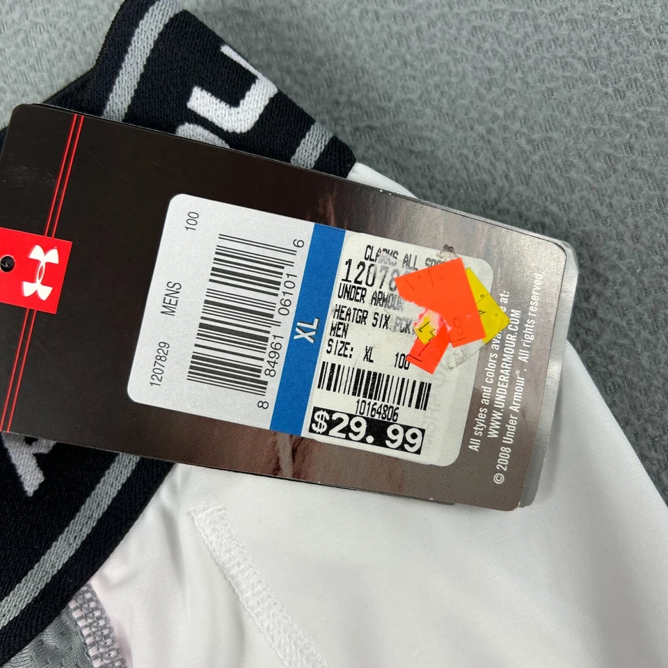 Faja Under Armour Para Hombre XL Parte Inferior Blanca 6 Bolsillos Sin Almohadillas Nueva Con Etiquetas Foto 3 de 4