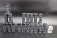 Tabletop Terrain Dungeon Column Pillars Objective Markers DnD Rpg Skirmish 28mm
