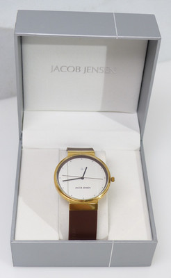 Jacob Jensen Herren  Uhr Armbanduhr Gehäuse Edelstahl  32778   NEU #85 L