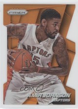 2014-15 Panini Prizm Orange Die-Cut Prizm 92/139 Amir Johnson #47 1s8