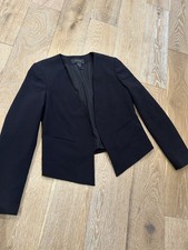 Ann Taylor Classic Black Open Face Blazer Size Medium