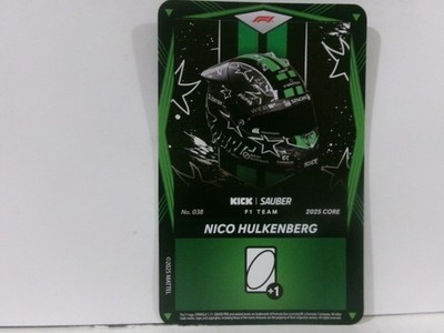 2025 UNO Elite Core F1 Formula 1 HELMET GREEN #038 NICO HULKENBERG