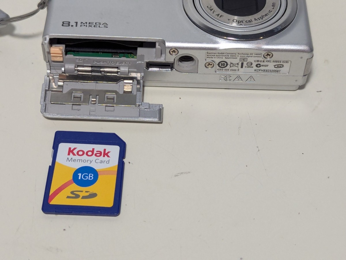 Kodak EasyShare M893 IS 8.1MP Digital Camera - Silver for sale