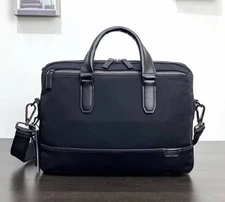 TUMI Harrison Slim Briefcase Business Bag Black New Japan NEW