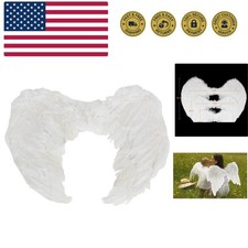 Halloween Party Costumes Angel Costume Easy to Put on and Adjust Feather Ange...