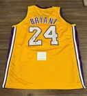 Kobe Bryant Signed Autographed Yellow Lakers Jersey COA NBA Basketball A45158
