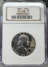 1961 Proof 68 - NGC Certified - Franklin Half Dollar - Glossy Looking PF-68