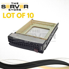  LOT OF 10 Supermicro 3.5" SAS/SATA HDD Caddy Tray 01-SC93301-XX00C104