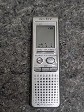 Sony ICD-B500 256 MB, 150 Hours Handheld Digital Voice Recorder TESTED