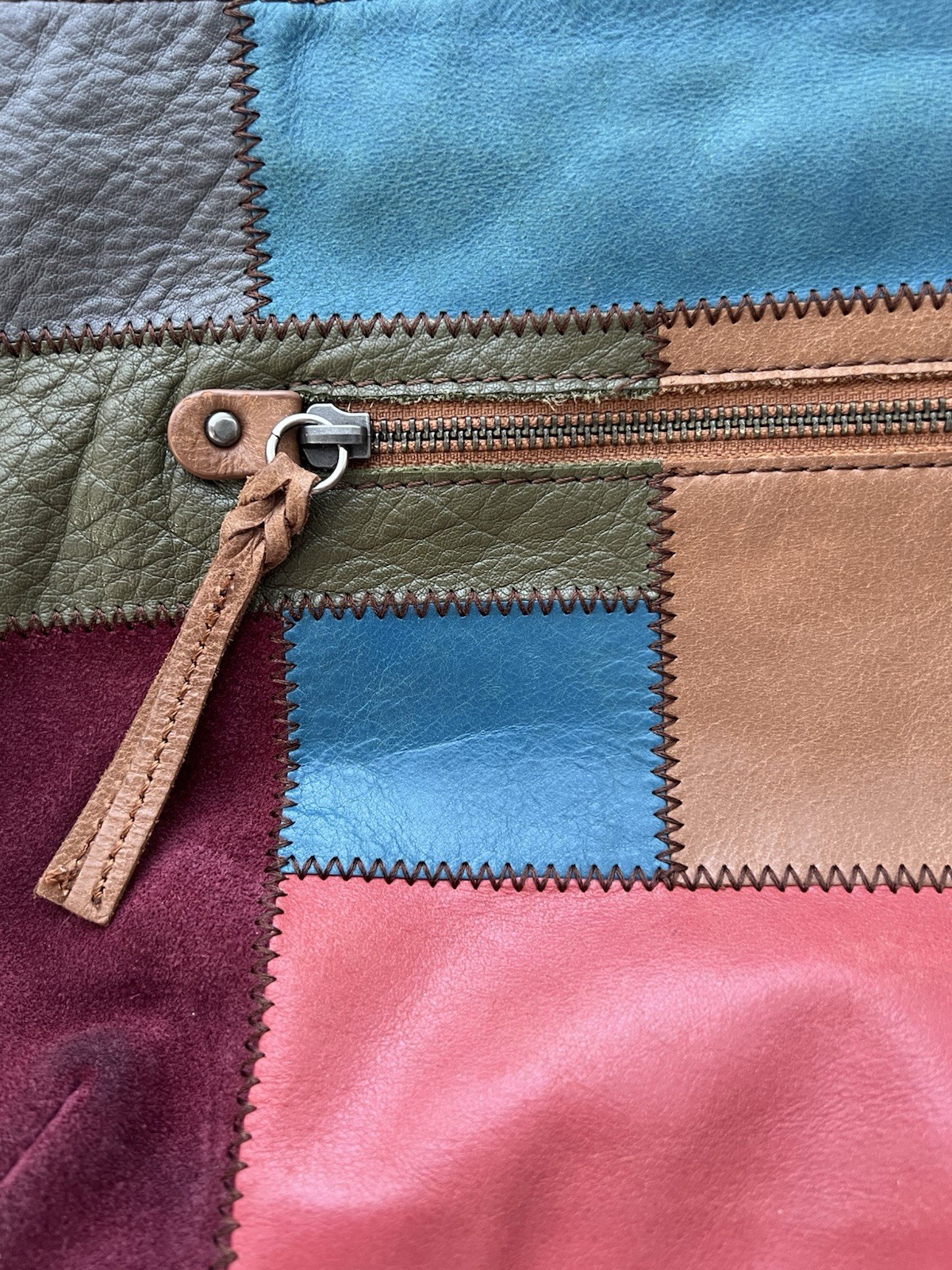 The Sak Patchwork Multicolor Shoulder Bag with Br… - image 7