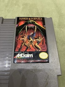 Swords & Serpents Game NES Nintendo Entertainment System Cartridge Tested Sleeve