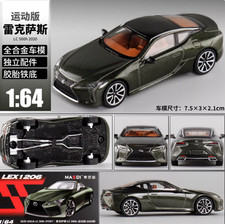 MASSDI LEXUS LC 500h SPORT Green 1/64 Diecast Alloy Model Car