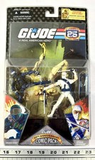 2007 GI Joe 25th Anniversary Comic Pack Snake Eyes Storm Shadow Figures NEW