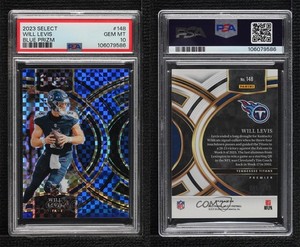 2023 Select Premier Level Blue Prizm /149 Will Levis PSA 10 GEM MT Rookie RC
