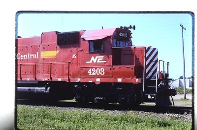 NEBRASKA CENTRAL 4203 Aug-97 Original 35mm Kodak Train Foto Dia