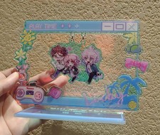 Danganronpa Hinata Hajime Nagito Komaeda supporto acrilico giocattolo scrivania modello giocattoli