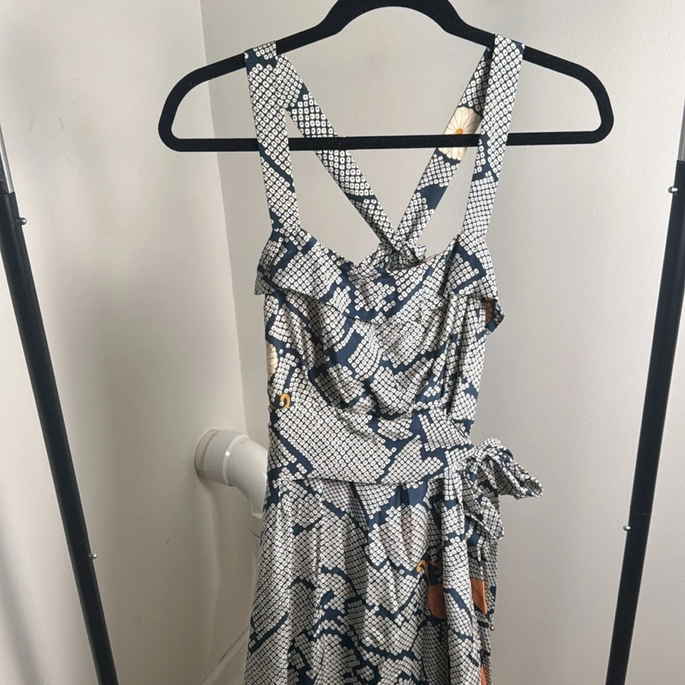 Легкое макси-платье Anthropologie Leifsdottir Serpent Silk размер 0 - Изображение 3 из 4